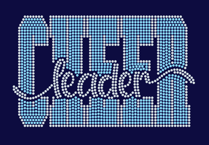 GT STALLIONS CHEERLEADER TALL BLOCK BLING DESIGN