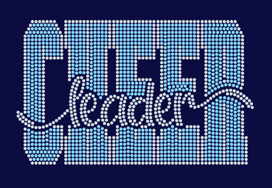 GT STALLIONS CHEERLEADER TALL BLOCK BLING DESIGN