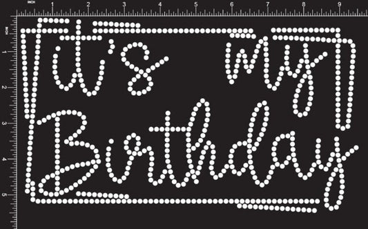 Its My Birthday Rhinestone Shirt