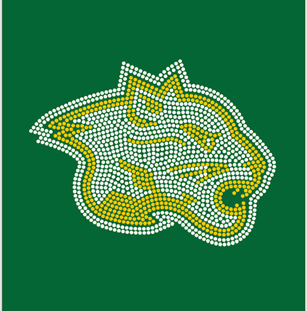 Cougar Rhinestone Mascot