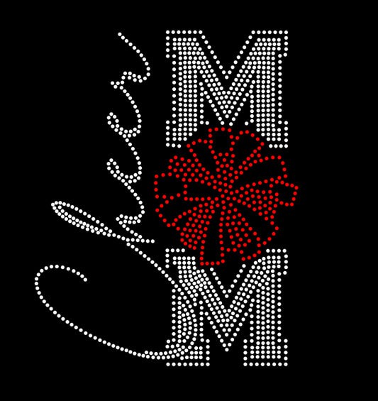 CW LEWIS CHEER MOM RHINESTONE DESIGN