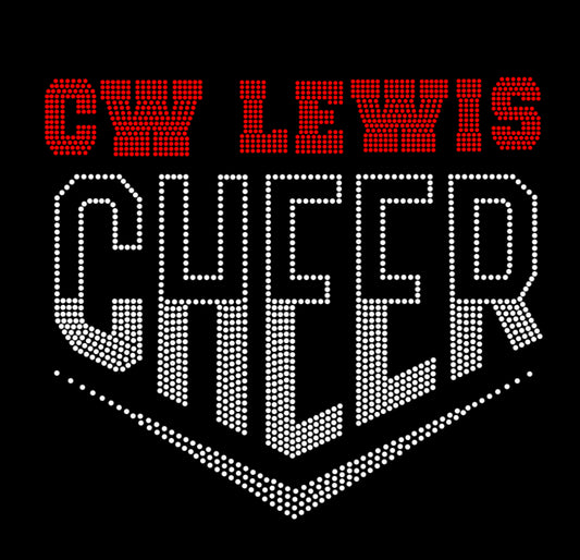 CW LEWIS CHEVRON RHINESTONE DESIGN