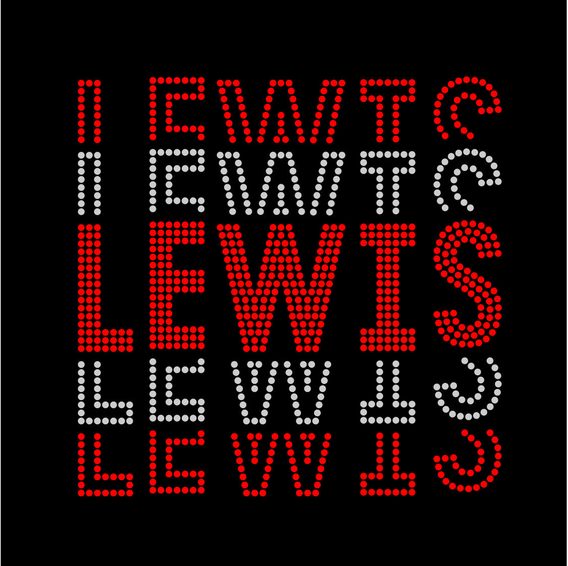 CW LEWIS RHINESTONE FLANNEL DESIGN