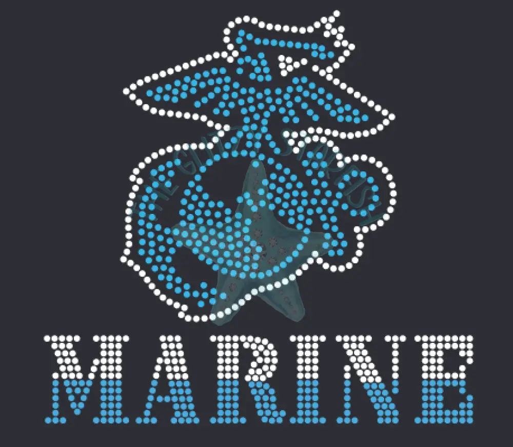 Marine Family (Choose Person) Rhinestone Tshirt