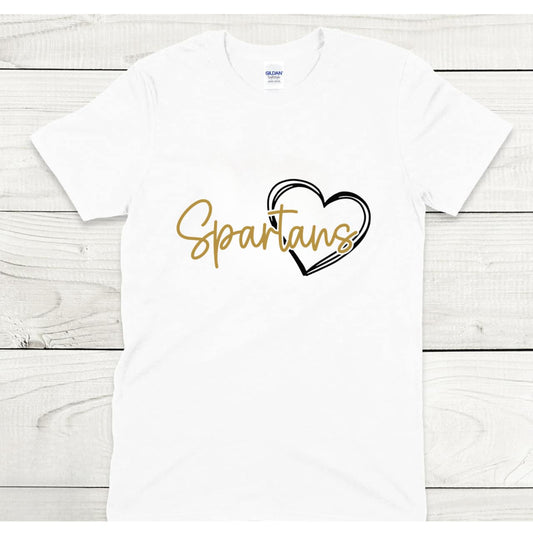 SPARTANS HEART NON-BLING DESIGN