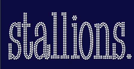 GT STALLIONS TYPE PERIOD BLING DESIGN