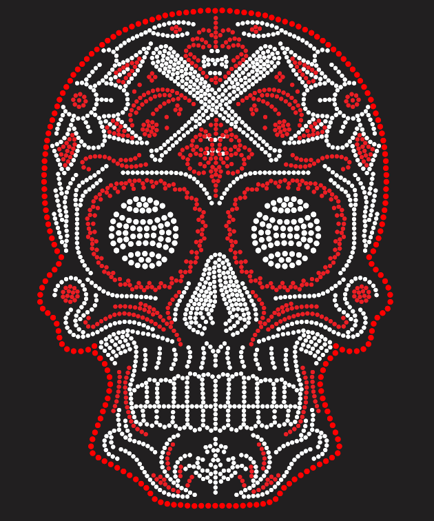 TWP BASEBALL SUGARSKULL DESIGN