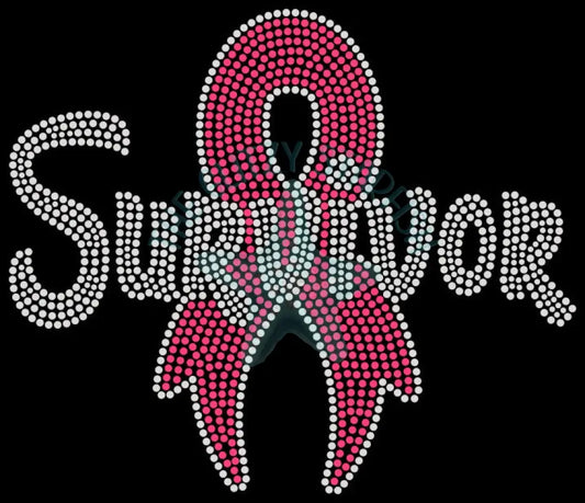 Survivor Ribbon Rhinestone Shirt